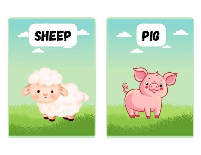 Flashcard Mega Pack – farm animals